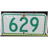 Image 4 : 3 Different Metal Highway Signs (2 Arrows and 629)