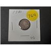 Image 1 : 1890 Canada Silver 5 Cents Coin.