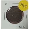 Image 1 : 1876 Canada Large One Cent.