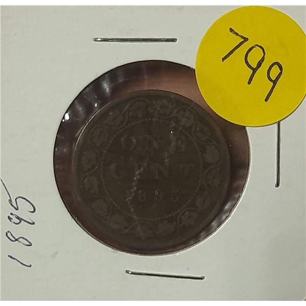 1895 Canada Large One Cent.