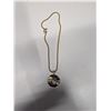 Image 1 : Vintage Nolan Miller Gold Tone Pendant Rope Necklace 9" Long