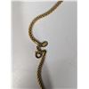 Image 3 : Vintage Nolan Miller Gold Tone Pendant Rope Necklace 9" Long