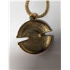 Image 5 : Vintage Nolan Miller Gold Tone Pendant Rope Necklace 9" Long