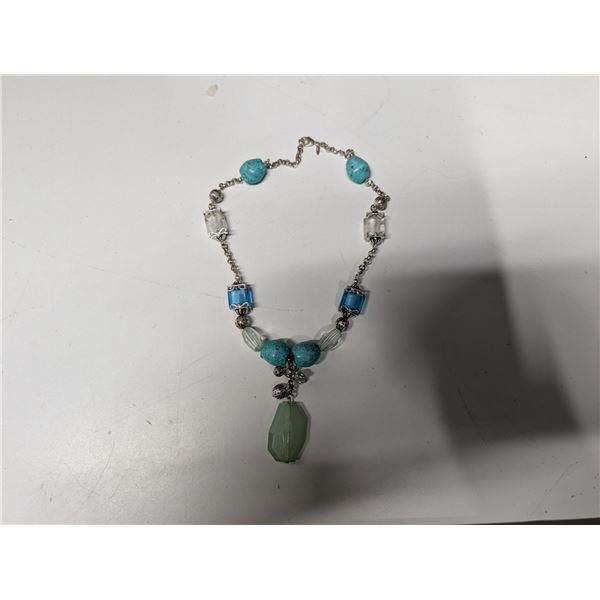 8" Long Silver Tone Necklace (Stamped Avon WR)