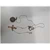 Image 1 : (2) gold Tone Necklaces w/ pendants