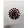 Image 1 : 2" Brooch Red Stones