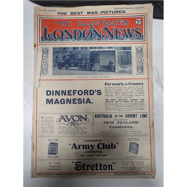 No.4084 Volume 151 The Illustrated London News July 28 1917 "The Best War Pictures"