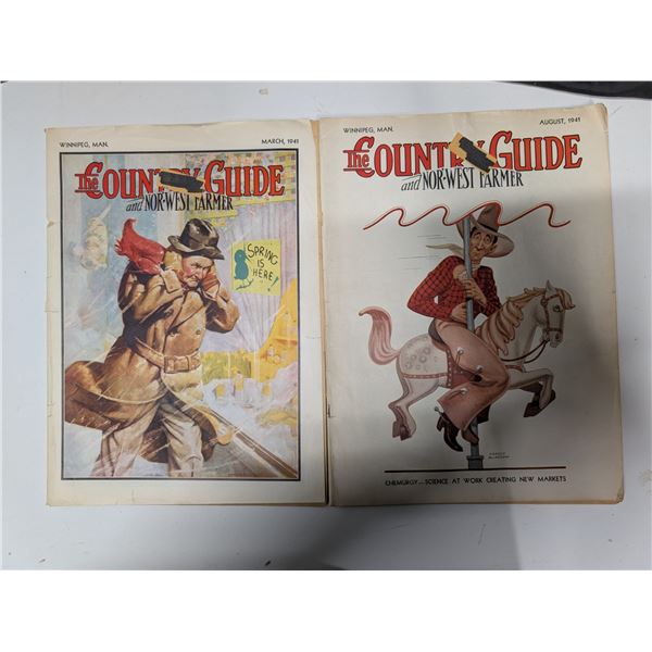 1941 The Country Guide and Nor-West Farmer Magazine (Vintage Ads)