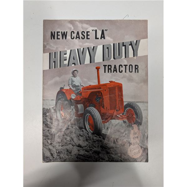 1941 New Case "LA: Heavy Duty Tractor (Fold Out Poster)