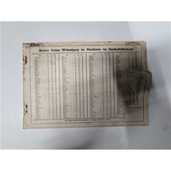 T.Eaton Catalogue (Cover missing)