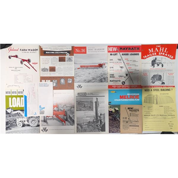 (15) Various Brochures or Pamphlets