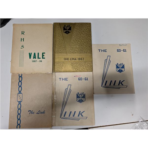 (5) 1950-60s Rosthern Year books