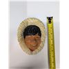 Image 2 : Boson's Chalkware Head 1960s Inuit Eskimo (Some wear)