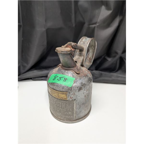 Under writers Laboratories Inc. Inspected Safety can No. 521524