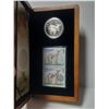 Image 2 : 2005 Canadian Fine Silver Five Dollar Coin And Stamp Set - Whitetail Deer And Fawn