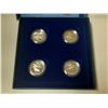 Image 2 : 1998 Canada's Ocean Giants Sterling Silver 4 Fifty Cents Coin Set