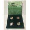 Image 1 : 1999 Cats Of Canada Sterling Silver 4 Fifty Cents Coin Set