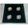 Image 3 : 1999 Cats Of Canada Sterling Silver 4 Fifty Cents Coin Set