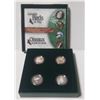 Image 1 : 2000 Canada's Birds Of Prey Sterling Silver 4 Fifty Cents Coin Set