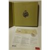 Image 1 : 2005 Canadian Year Of The Rooster Stamp And Coin Set - Sterling Silver Coin With Gold Plated Cameo