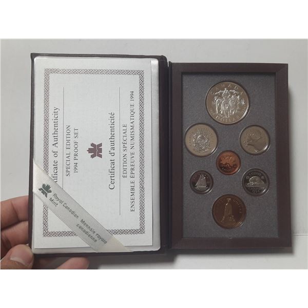 1994 Canadian Sterling Silver Double Dollar Set - Special Edition