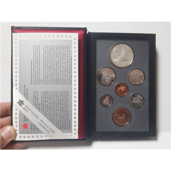 1995 Canadian Sterling Silver Double Dollar Set