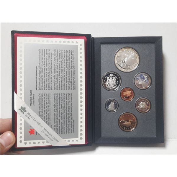 1996 Canadian Sterling Silver Double Dollar Set