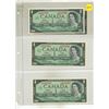 Image 1 : 1967 4 Canadian One Dollar Bank Notes In Series