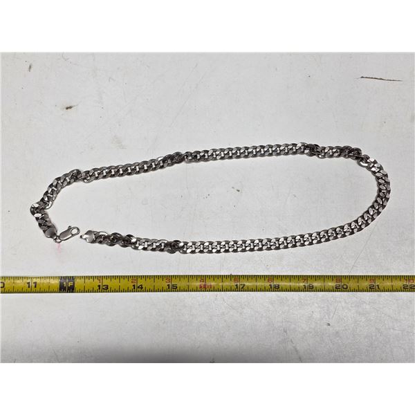 925 silver chain- 24"L- 78grams