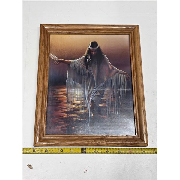 Cree spiritual print picture- 11" by 10"