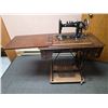 Image 1 : Antique Reliance sewing machine with treadle- 32" by 16" by 29"H