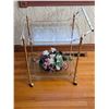 Image 1 : Glass top rolling cart- 17" by 25" by 32"H