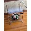 Image 3 : Glass top rolling cart- 17" by 25" by 32"H