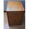 Image 1 : Wood filing cabinet- 24" by 21" by 30'H