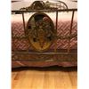 Image 3 : Brass head board and footboard for a double size bed- 55"L"Glass front. Bed not included.”