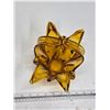 Image 2 : Amber colored art glass