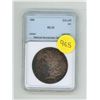 Image 1 : 1880 U.S.A. Dollar - National Numismatic Certification - MS-65.