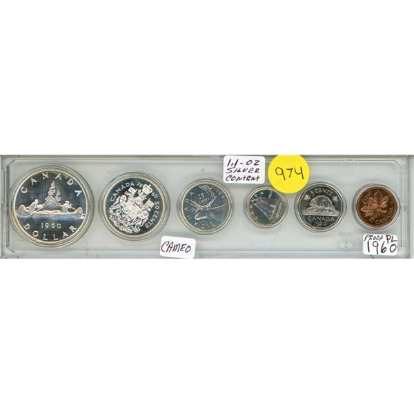 1960 Canadian Silver Uncirculated Proof Set.