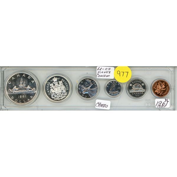 1961 Canadian Silver Uncirculated Proof Set.