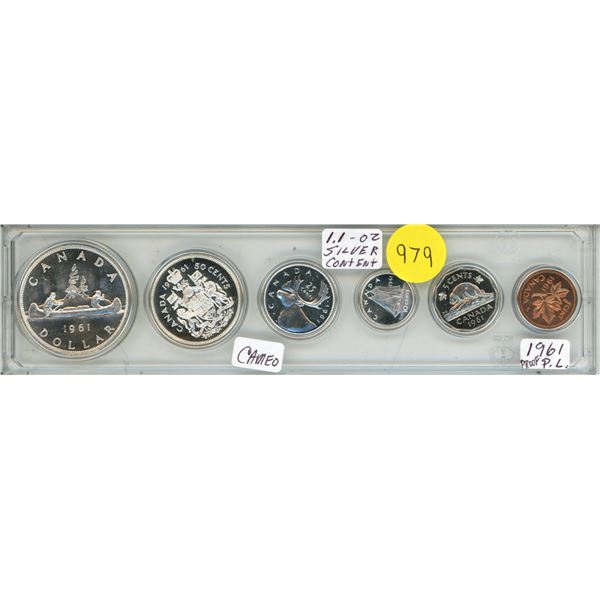 1961 Canadian Silver Uncirculated Proof Set.