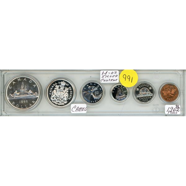 1962 Canadian Silver Uncirculated Proof Set.