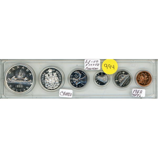 1962 Canadian Silver Uncirculated Proof Set.