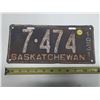 Image 1 : 1931 Saskatchewan License Plate.