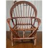 Image 1 : Small Red Willow Chair (19 Inches High)