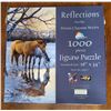 Image 2 : Complete 1000 piece puzzle "Reflections" of two horses