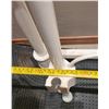Image 2 : 54" metal bedframe with head and footboard - repainted white @ automotive shop