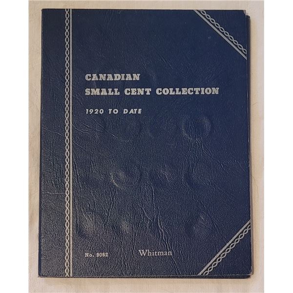 Complete book Canadian pennies 1920 - 1952