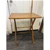 Image 1 : Wooden TV Tray.  15.5x 21x 25.5"