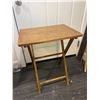 Image 2 : Wooden TV Tray.  15.5x 21x 25.5"