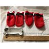 Image 1 : Fleece Dog Boots, Dog Bone Cookie Cutter